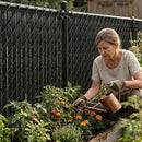 Fenpro Privacy Fence Slats, Chain-Link Bottom Lock 6ft x 10ft - Green - Brand New