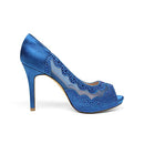 DREAM PAIRS Womens High Heel Pump Shoes, RoyalBlue - 8.5 (Divine-01) - Like New