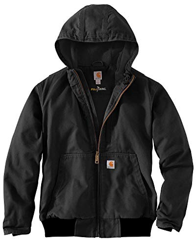 CARHARTT MEN'S FULL SWING LOOSE FIT WASHED DUCK FLEECE BLACK 4XLT - Brand New
