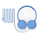 Philips K2019 Lightweight On-Ear Wired Kids Headphones, Built-in Mic, Blue - Brand New