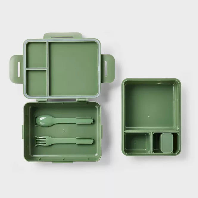 ALL IN MOTION ADULT BENTO BOXES - GREEN - Like New