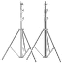 ITOTIN Stainless Steel Light Stand Photography Spring Cushioned Heavy Duty - Brand New
