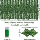 ODTORY ARTIFICIAL IVY PVC FENCE WALL SCREEN 60"X120" IVY VINE LEAF - GREEN - Brand New