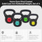 BALANCEFROM WIDE GRIP KETTLEBELL EXERCISE FITNESS WEIGHT SET - BLACK/BLUE - Like New