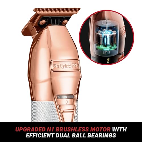 BABYLISSPRO FX PROFESSIONAL BARBER CORDLESS HAIR TRIMMERS V10256 - ROSEGOLD - Like New