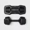 ALL IN MOTION ADJUSTABLE DUMBBELL 25LBS STEEL & PLASTIC, SINGLE PIECE - BLACK - Like New