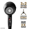 GHD AIR HAIR DRYER — 1600W PROFESSIONAL BLOW DRYER, SALON STRENGTH -- BLACK - Like New
