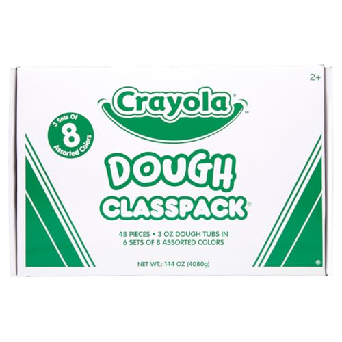 CRAYOLA DOUGH CLASSPACK CANISTERS ASSORTED PACK OF 48 CANISTERS - Scratch & Dent