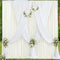 10ft x 10ft CP041402 Ivory Backdrop Curtain for Wedding Wrinkle Free Drapes - Brand New
