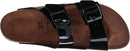 BIRKENSTOCK WOMEN'S ARIZONA LEATHER SANDALS NARROW WIDTH - SIZE: MEN 6N - BLACK - Like New