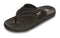 FLOOPI FLIP FLOPS FOR MEN TEXTURE SOFT EVA FOOTBED MEN BEACH SANDALS BLACK 12 - Brand New