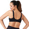 WACOAL WOMEN'S SIMONE UNLINED FULL COVERAGE UNDERWIRE SPORTS BRA, 855170, BLACK - Brand New