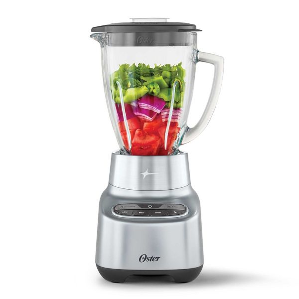 OSTER 2-IN-1 ONE TOUCH BLENDER - STAINLESS STEEL - Brand New