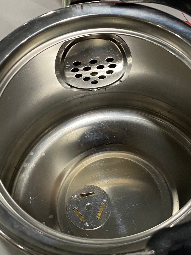 M-MAX FOOD GRADE STAINLESS STEEL WHISTLING KETTLE, 3L - STAINLESS STEEL - Like New