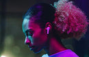 DENON ACTIVE NOISE CANCELLING EARBUDS, 24-HR BATTERY LIFE AH-C830NCW - WHITE - Like New