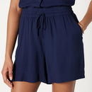 AMAZON ESSENTIALS WOMEN'S HIGH-RISE RELAXED-FIT FLUID TWILL SHORTS SIZE XL - Brand New