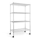 Simple Deluxe Heavy Duty 4-Shelf Storage Shelving Unit, Size: 35.83D x 13.98W - Like New