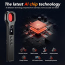 LONGYI HIDDEN CAMERA DETECTOR 4 MODE 8 LEVELS 0.96" HD LED - BLACK/RED - Like New