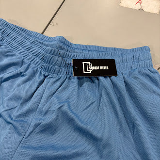 SQUARE METER MEN'S BASIC SOLID BREATHABLE ATHLETIC SHORTS SIZE: MEN L - C. BLUE - Brand New