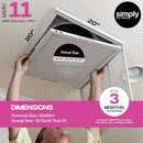 SIMPLY FILTERS SIMPLY 20X20X1 MERV 11 MPR 1000 6 PACK HVAC MF11-202016 - WHITE - Brand New