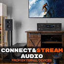 PYLE 1000W BLUETOOTH HOME THEATER RECEIVER 5.2 CHANNEL SURROUND SOUND - BLACK - Like New