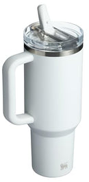 STANLEY QUENCHER PROTOUR FLIP STRAW TUMBLER LEAKPROOF LID 40OZ - FROST - Like New