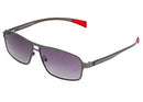 BREED MERIDIAN SUNGLASSES, GUNMETAL FRAME, BLACK GRADUATED POLARIZED LENS - Like New
