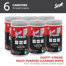 Scott Xtreme Wipes 6 Canisters 75 Sheets B | DIBO OILS - Brand New