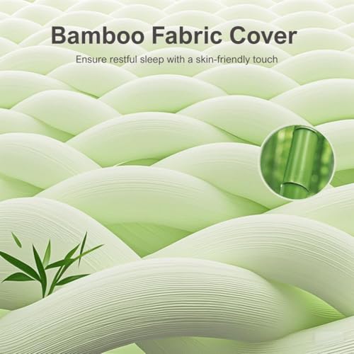 MARSAIL MEMORY FOAM MATTRESS TOPPER TWIN XL 3 INCH COOLING GEL FOAM TOPPER мем. - Brand New