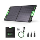 EBL 100W PORTABLE SOLAR PANEL FOR JACKERY/ECOFLOW/BLUETTI POWER STATION - Like New