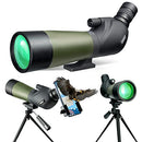 Gosky 20-60x85 Spotting Scope with Full Size Tripod Green Gray - Like New