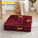 Sweet Home Collection Floor Pillow Large Square Tufted Decorative Cushion - Like New