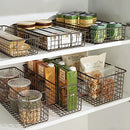 InterDesign Classico Wire Storage Basket, 16" x 9" x 6.1", Bronze - Brand New