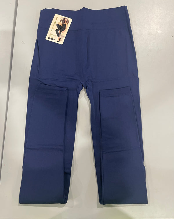 DAN ZHONG XIU FASHION DESIGN LEGGINGS - SIZE: WOMEN ONE SIZE - BLUE - Like New