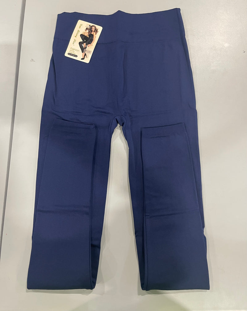 DAN ZHONG XIU FASHION DESIGN LEGGINGS - SIZE: WOMEN ONE SIZE - BLUE - Like New