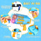 BMONATY Bubble Machine Automatic Bubble Gun for Kid Rocket Bubbles - BLUE - Like New