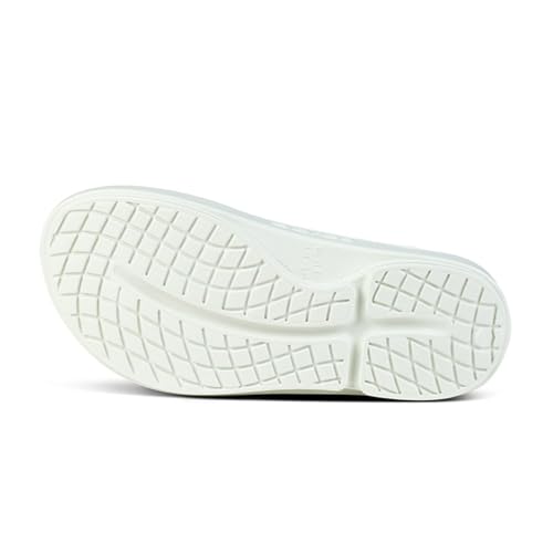 OOFOS UNISEX ORIGINAL THONG SANDAL MEN 10/WOMEN 12 COSMIC GRAY SIZE CHART - Brand New