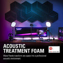 Elgato Wave Panels Starter Set 6 Acoustic Treatment Panels B08WCCBN5M - Black - Brand New