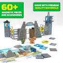 Tile Town Jurassic World Gate Escape Magnetic Tiles Set, 84 Pieces - Like New