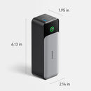 ANKER 737 POWER BANK 24,000MAH 3-PORT CHARGER WITH 140W OUTPUT A1289 - BLACK - Like New
