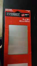 8 in. x 34 in. Satin Aluminum Kick Plate - Brand New