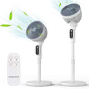 Primevolve 10.6" Oscillating Fan Air Circulator 6 Speeds B0BQMQ2K43, White - Brand New