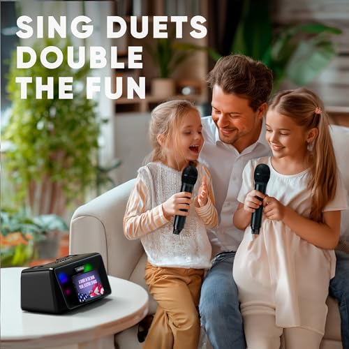 MASINGO Karaoke Machine for Adults and Kids PRESTECH2 - Black - Like New