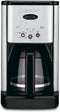 Cuisinart Brew Central 12-Cup Programmable Coffee Maker, Carafe - Brushed Chrome Like New