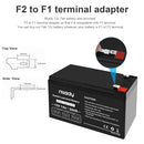 MIADY 12V 7AH RECHARGEABLE SEALED LEAD ACID BATTERY 2 PACK SLA12V7A - Black - Like New