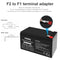 MIADY 12V 7AH RECHARGEABLE SEALED LEAD ACID BATTERY 2 PACK SLA12V7A - Black - Like New