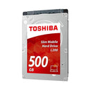 TOSHIBA 500GB 7200RPM 2.5" SATA HD SILVER - Like New
