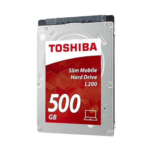 TOSHIBA 500GB 7200RPM 2.5" SATA HD SILVER - Like New
