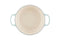 Le Creuset Enameled Cast Iron Signature Round Oven Lid, 5.5 Quart - Sea Salt - Like New