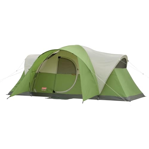 Coleman Montana 8-Person Family Tent with Rainfly Weatherproof - GREEN - Like New